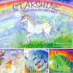 Starshine the Avalon Unicorn set in Glastonbury