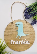 Personalised Dinosaur Wall Sign