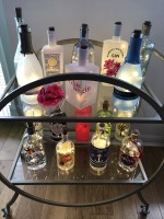 Gin Light Bottle Trolley; £6 each or 2 for £10, with gift wrapping included.